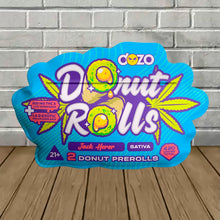 Load image into Gallery viewer, DOZO DONUT ROLLS 2 DONUT PREROLLS 4.20 GRAMS