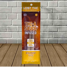 Load image into Gallery viewer, LOST THC 35% THCA SAUCE INFUSED PRE-ROLLS 4 GRAMS
