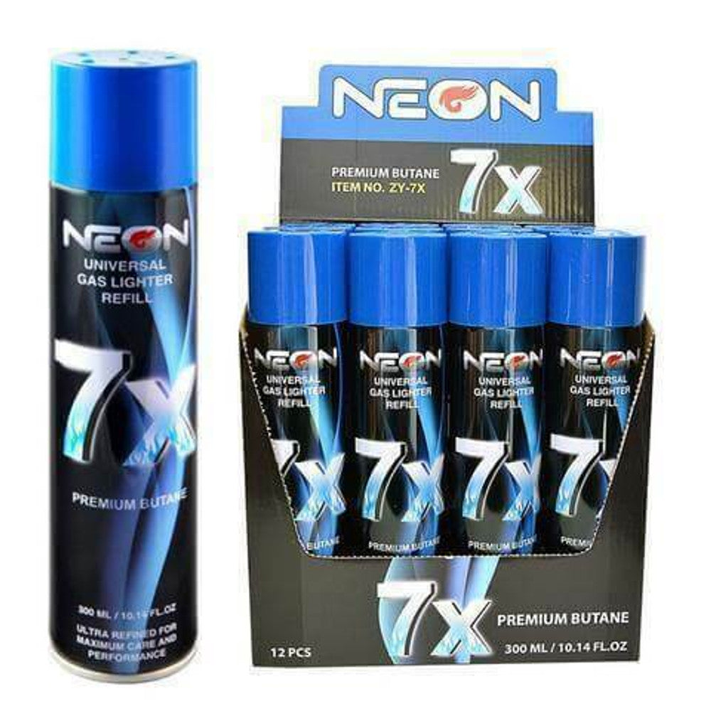 Neon 7X Butane Lighter Gas