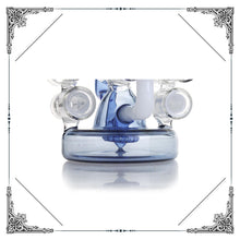 Load image into Gallery viewer, Dual Color Oil Rig With Showerhead Perc Waterpipe 10"