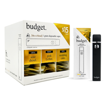 Load image into Gallery viewer, BUDGET BAR 1 GRAM THCA BLEND DISPOSABLE
