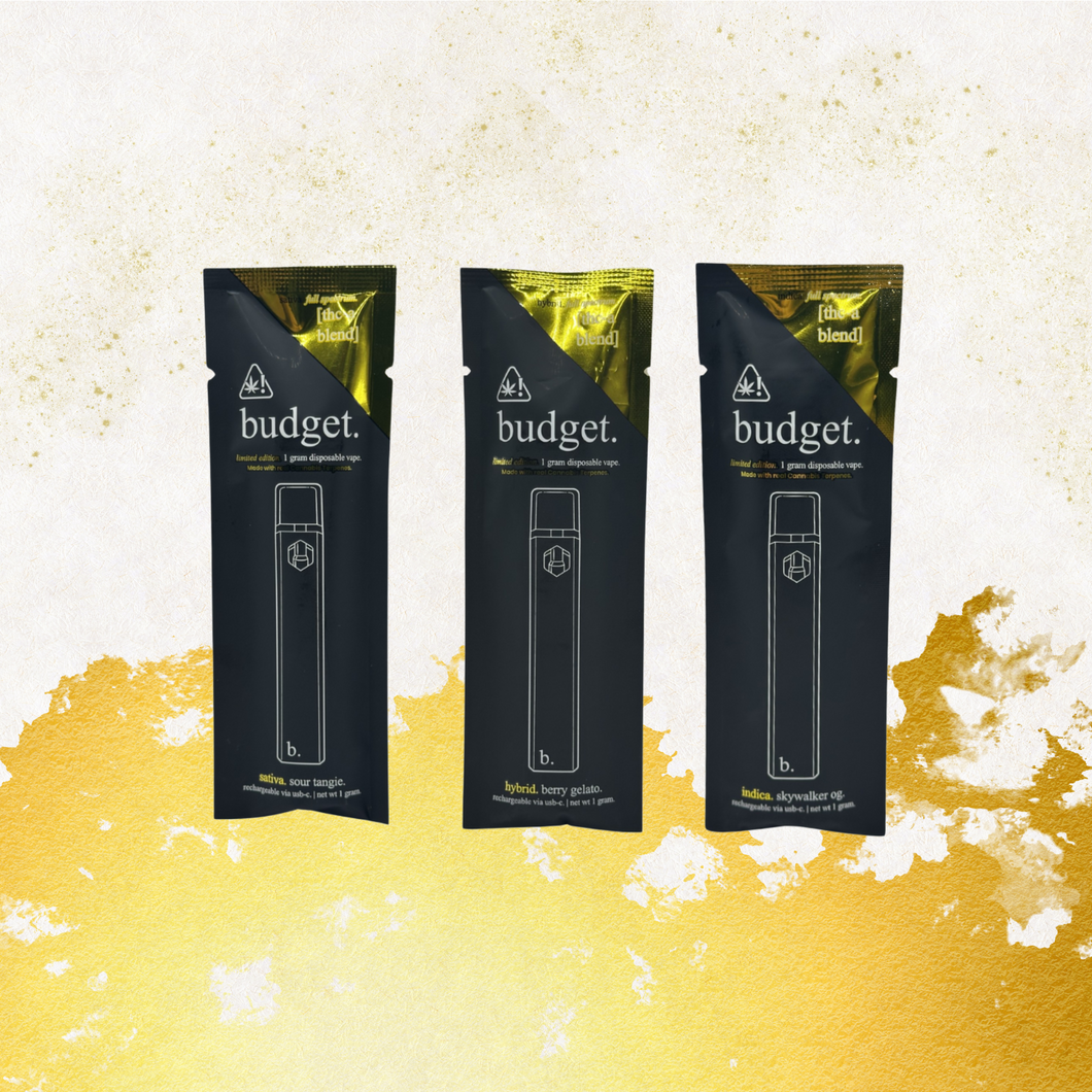 BUDGET BAR FULL SPECTRUM THCA BLEND 1 GRAM DISPOSABLE