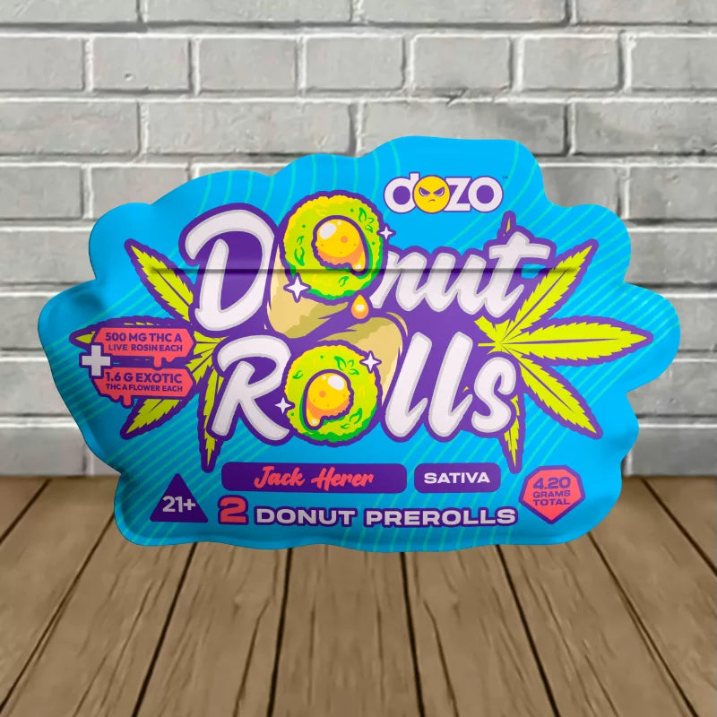 DOZO DONUT ROLLS 2 DONUT PREROLLS 4.20 GRAMS