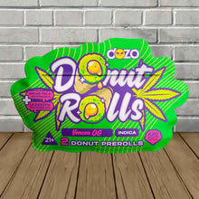 Load image into Gallery viewer, DOZO DONUT ROLLS 2 DONUT PREROLLS 4.20 GRAMS
