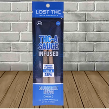 Load image into Gallery viewer, LOST THC 35% THCA SAUCE INFUSED PRE-ROLLS 4 GRAMS
