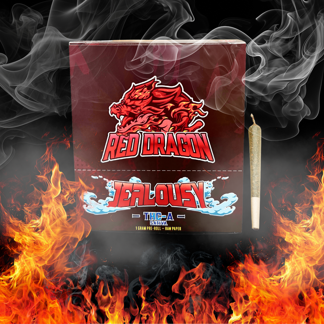 RED DRAGON EXOTIC SERIES 2 GRAM THCA DIAMOND PRE-ROLLS