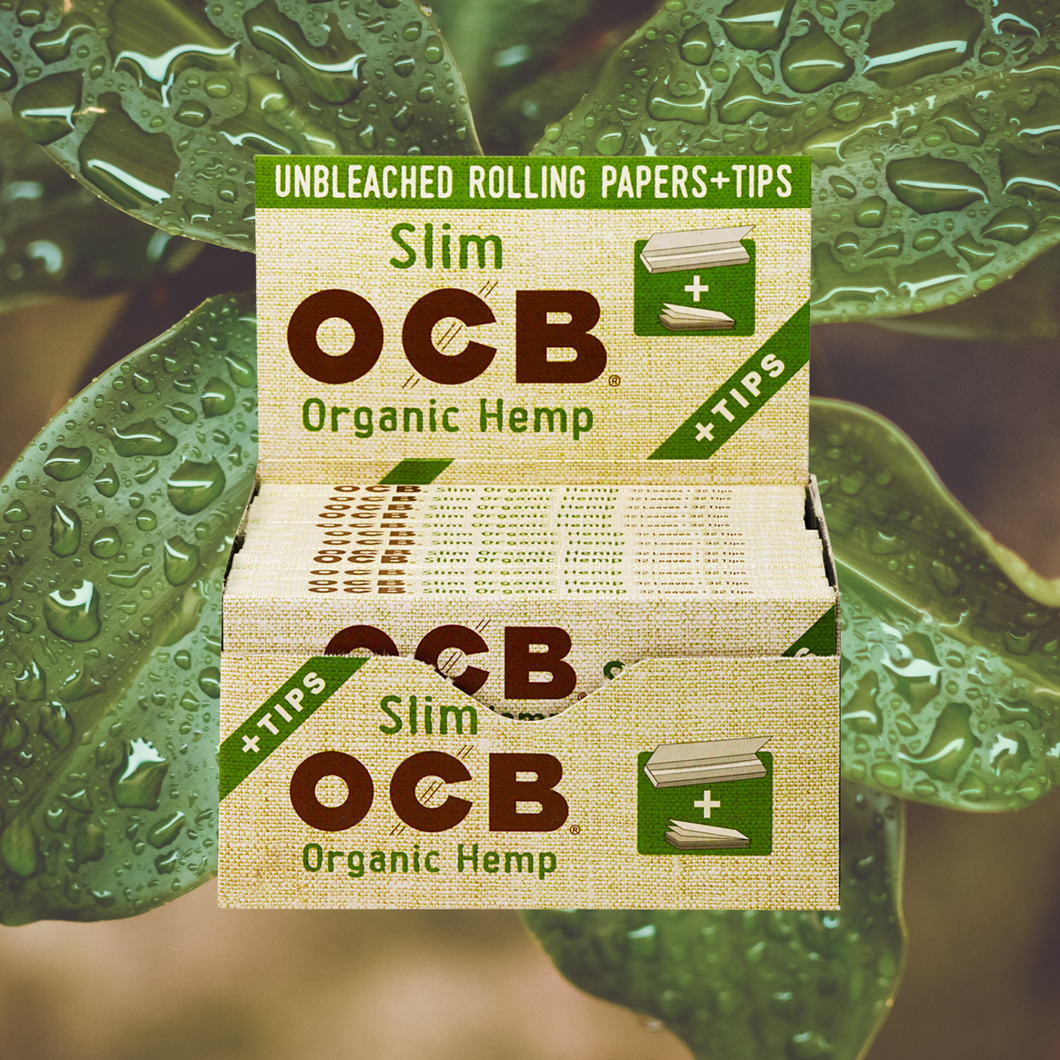 OCB ORGANIC HEMP KING SLIM ROLLING PAPERS