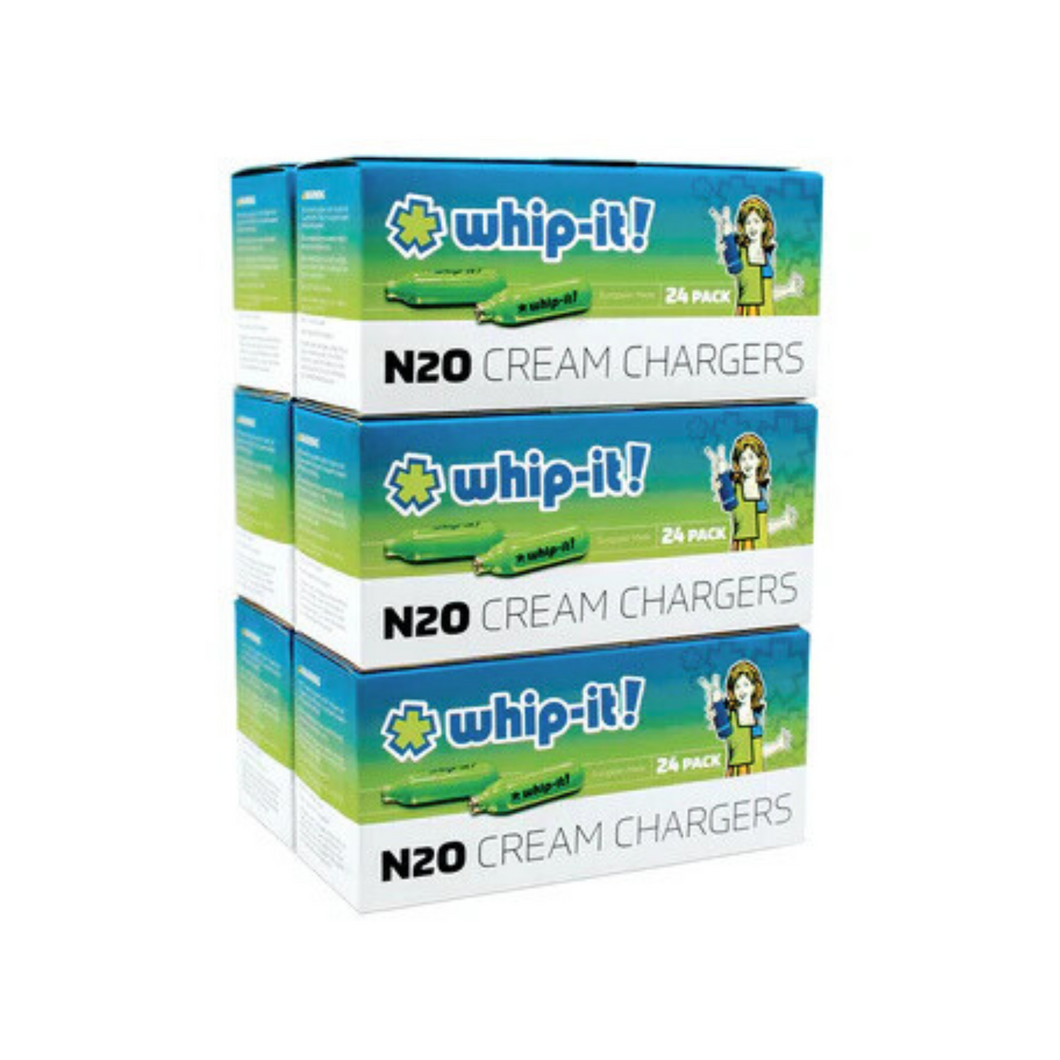 WHIP-IT! 24 COUNT N20 CREAM CHARGERS