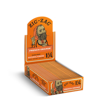 Load image into Gallery viewer, ZIG-ZAG SLOW BURNING 1.1/4&quot; FRENCH ORANGE
