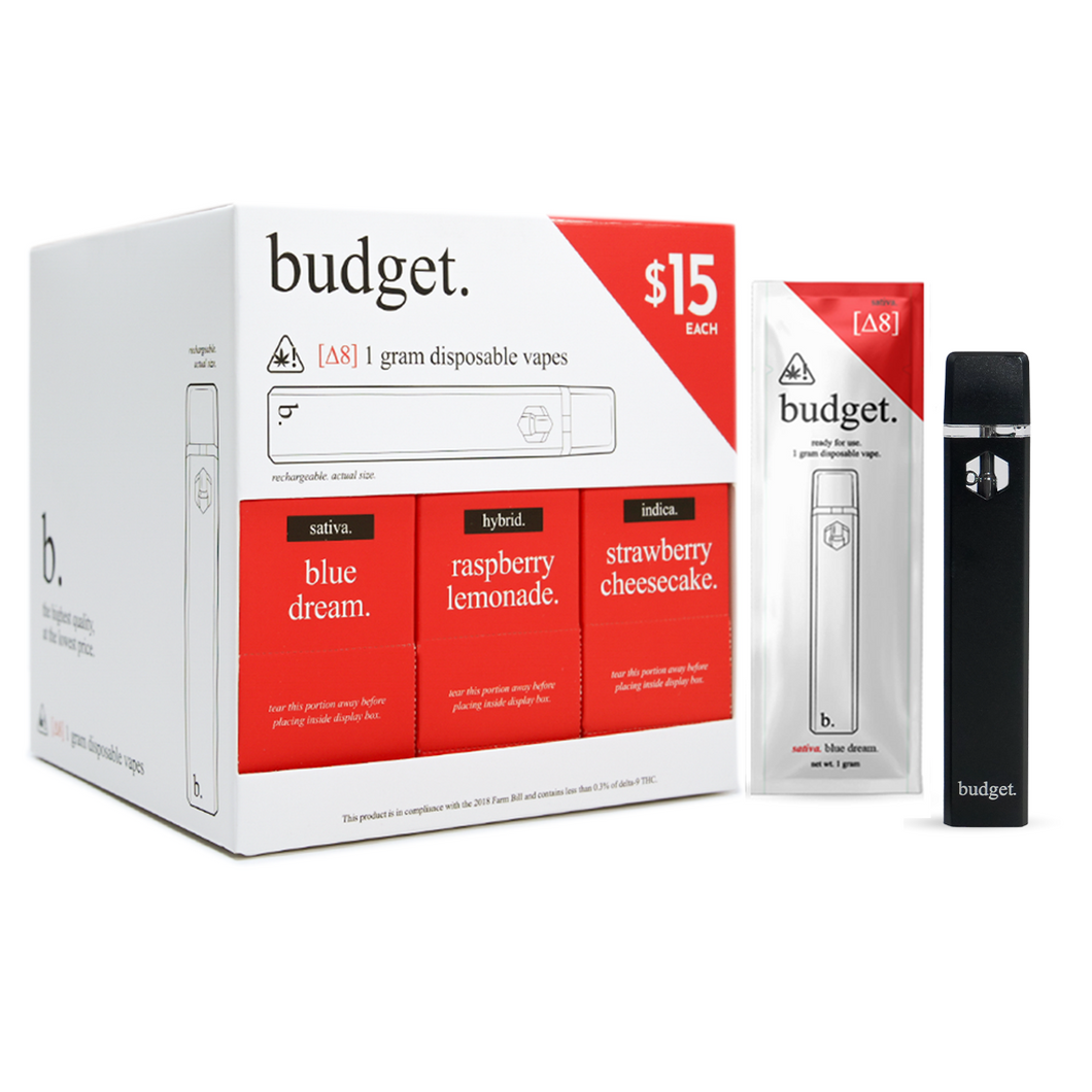 BUDGET BAR DELTA 8 1 GRAM DISPOSABLE