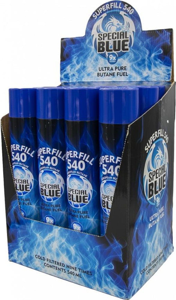 Special Blue 9X Superfill 540ML Butane