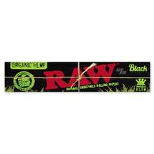 Load image into Gallery viewer, Raw Black Organic Hemp King Size Slim Rolling Papers
