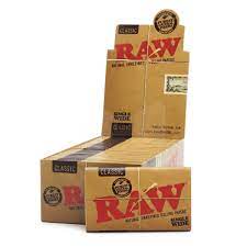 Raw Natural Single Wide Double-Window Rolling Papers