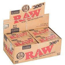 Load image into Gallery viewer, Raw Natural 300&#39;s Rolling Papers
