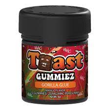 Toast HHC Gummies 10 Count/ 50MG Per Gummy