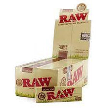 Load image into Gallery viewer, Raw Organic Hemp Single Wide Double-Window Hemp Rolling Papers
