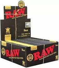 Load image into Gallery viewer, Raw Black King Size Slim Rolling Papers
